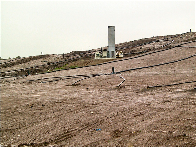 Landfill methane production