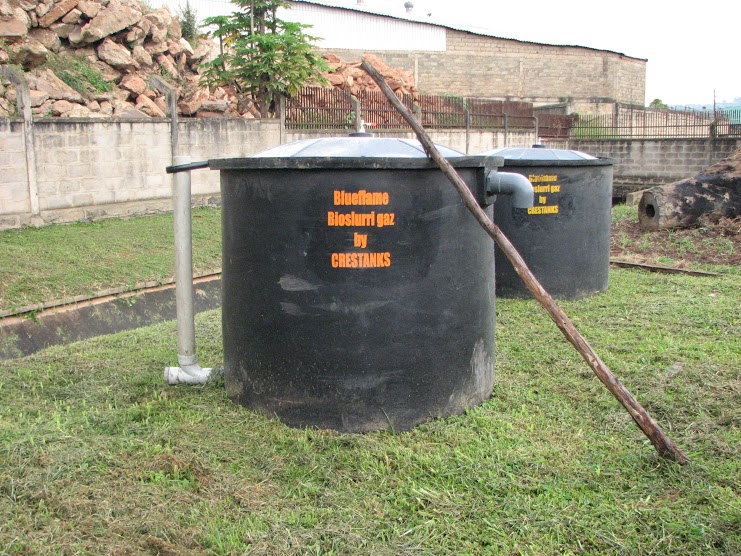 Biogas from human waste