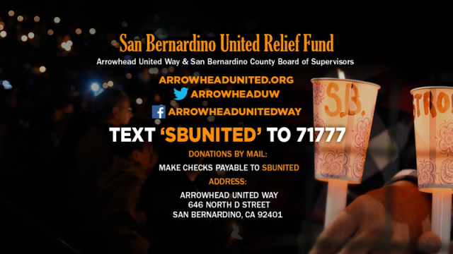 Support San Bernardino Shooting Victims Support San Bernardino Shooting Victims
