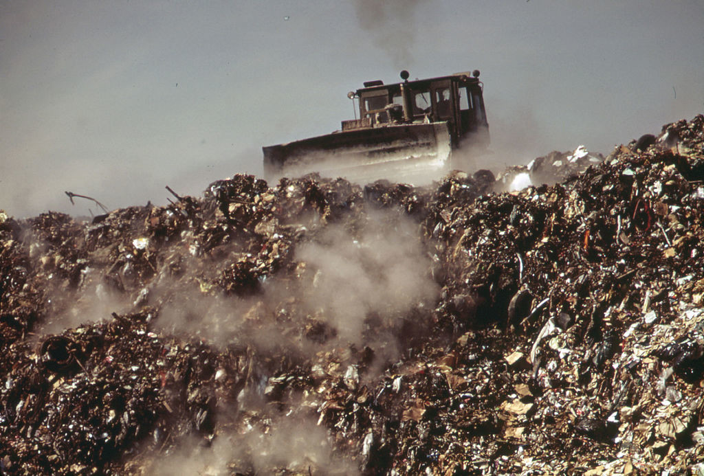 Landfill gas emissions from MSW llandfill site