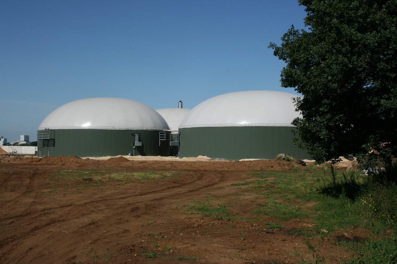 Renewable natural gas biodigester on dairy farm