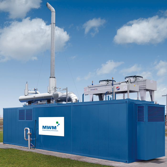 MWM gas turbine engine for biogas applications